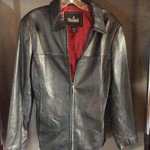 JL COLEBROOK BLACK LEATHER JACKET